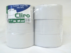 Toaletní papír JUMBO 190 2vr., 65%bělost, 6ks